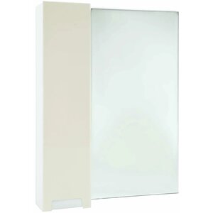 Изображение товара Зеркальный шкаф Bellezza Пегас 4610409002077/4610409001070, 60 см, цвет бежевый/белый, левый/правый