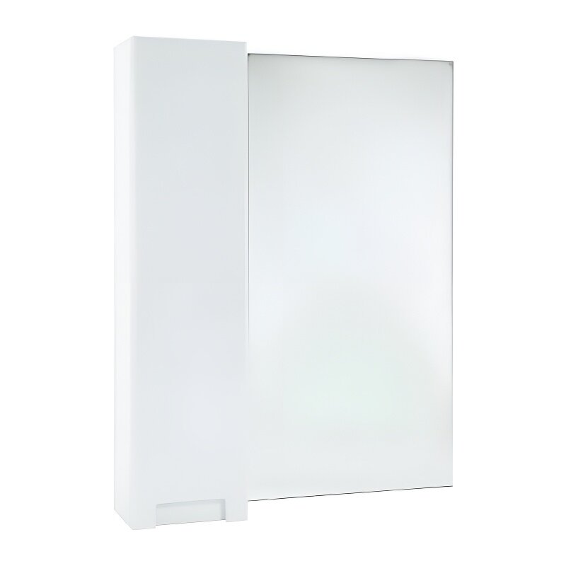 Изображение товара Зеркальный шкаф Bellezza Пегас 4610411002010/4610411001013, 70 см, цвет белый глянцевый, левый/правый