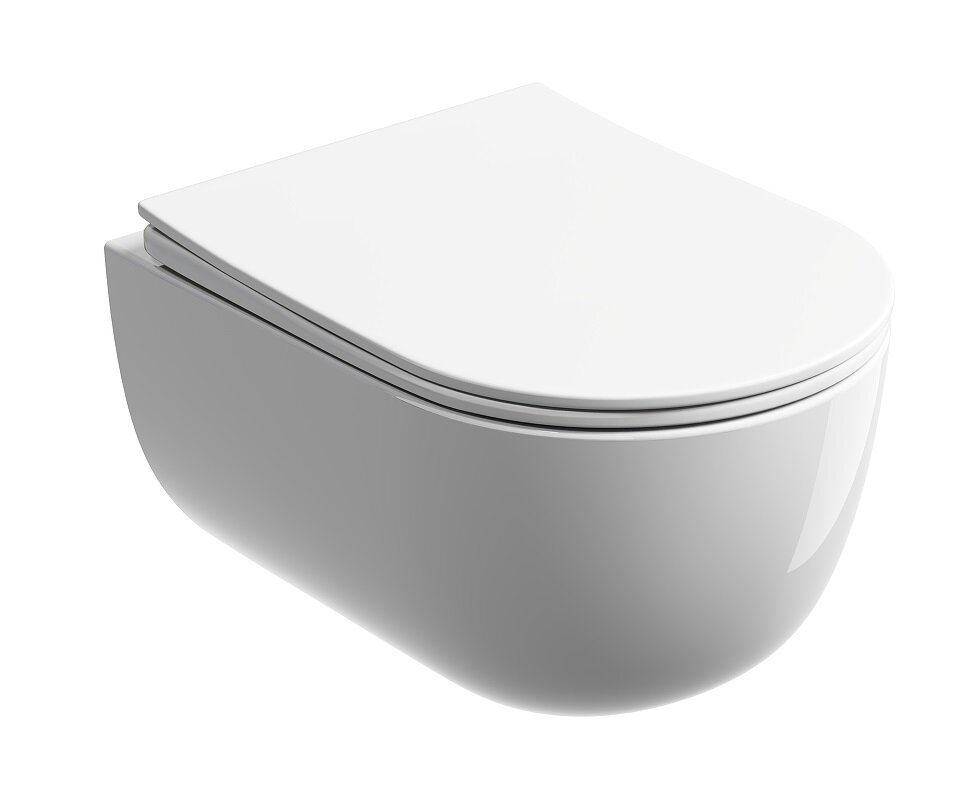 Изображение товара Подвесной безободковый унитаз Ceramicanova Modena Rimless CN6063 с микролифтом