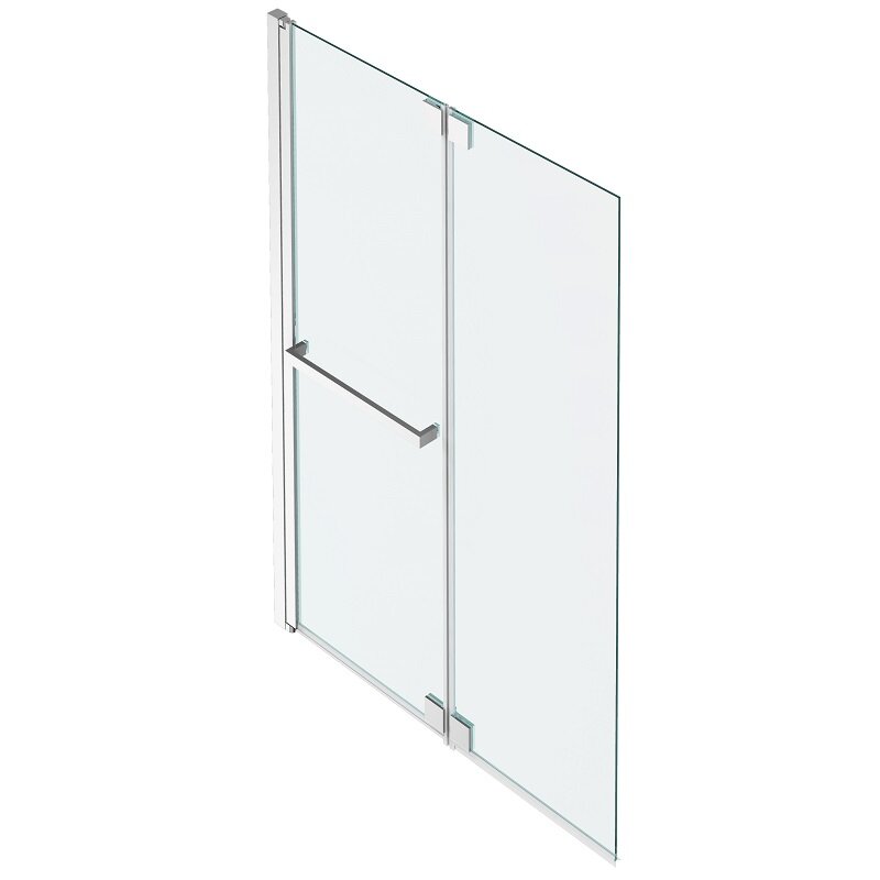 Изображение товара Шторка для ванны Jacob Delafon Adequation 100 см хром стекло 6 мм