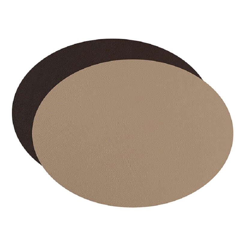 Изображение товара Набор сервировочных салфеток ADJ 0001.04/06 35x47.5 см кожа капучино шоколад Италия