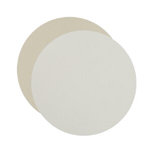 Изображение товара Набор сервировочных салфеток ADJ 0009.10/16, D12 см, цвет белый/панна котта