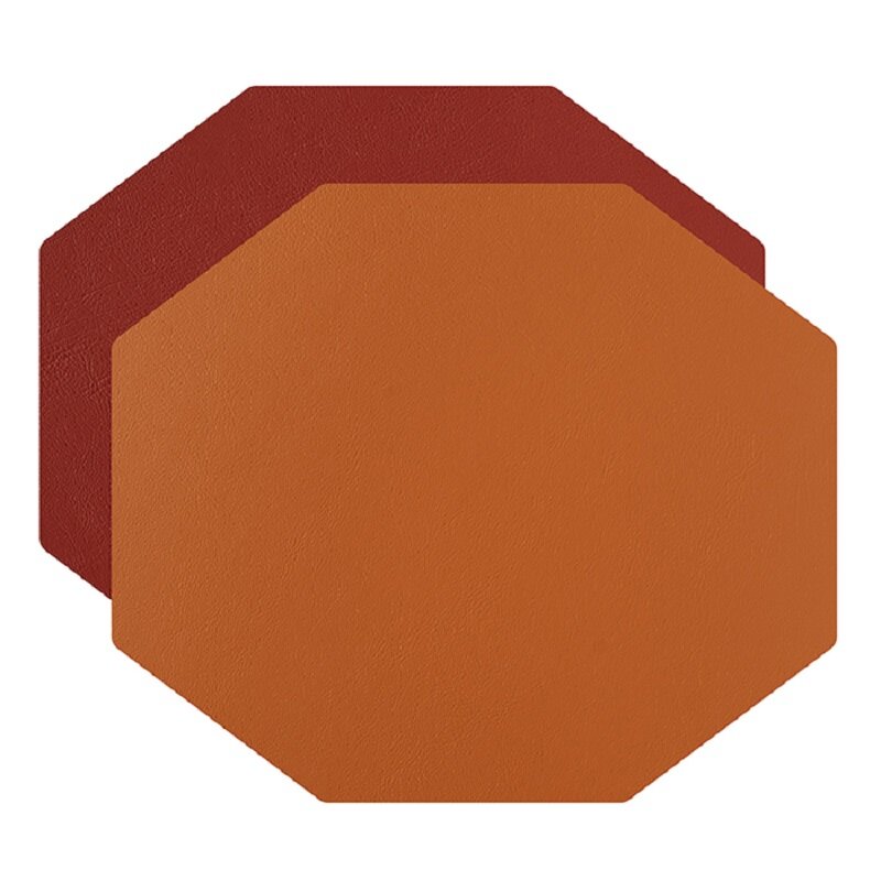 Изображение товара Набор сервировочных салфеток ADJ 0006.09/30, 44,5 x 38 см, цвет коньяк/бордо Изображение товара Набор сервировочных салфеток ADJ 0006.09/30, 44,5 x 38 см, цвет коньяк/бордо