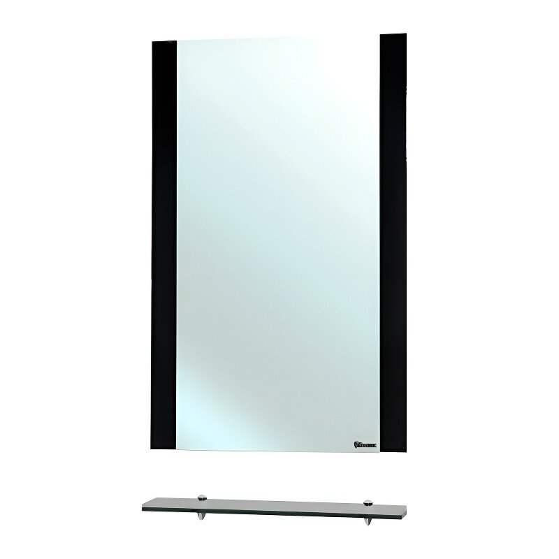 Изображение товара Зеркало Bellezza Рокко 4613706030040, 50 см, с полкой, цвет черный