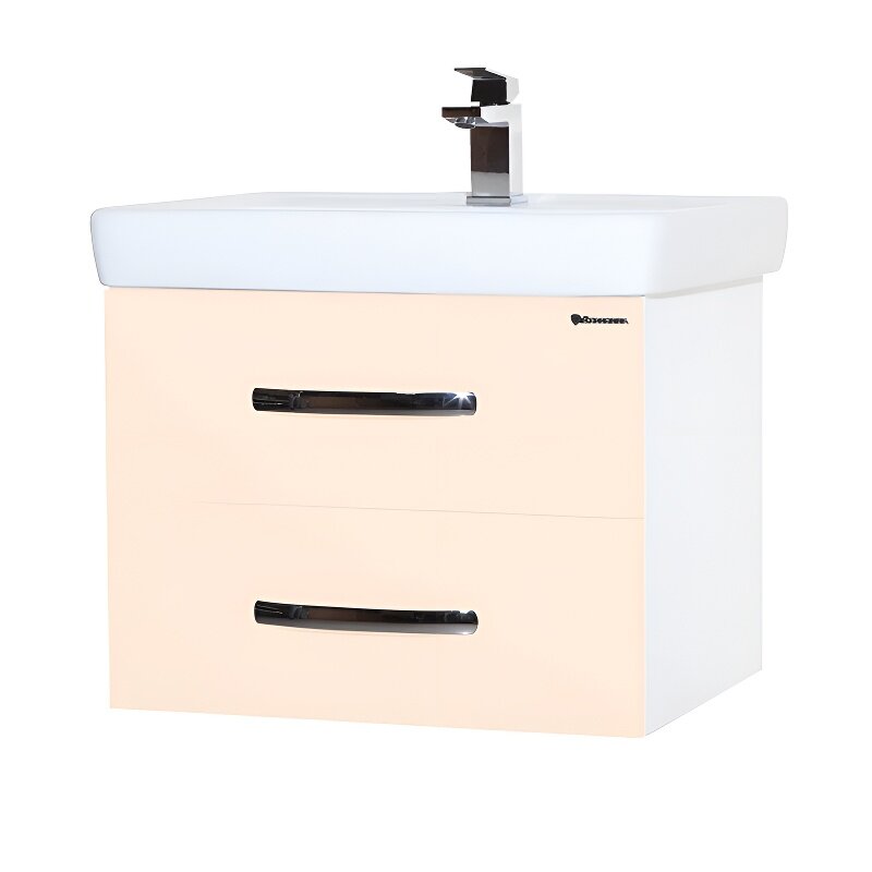 Изображение товара Тумба под раковину Bellezza Рокко, 70 см, бежевый, подвесная