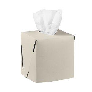 Изображение товара Салфетница ADJ Kleenex 0015.16/10, 12 x 12 см, цвет панна котта/белый