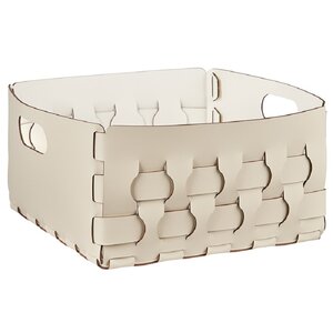 Изображение товара Корзина ADJ Dubai 2045.16/10, 35 x 35 см, цвет панна котта/белый