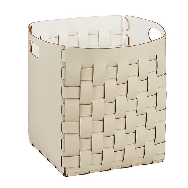 Изображение товара Корзина для хранения ADJ Bottega 1047.16/10 35x35 см кожа Италия белая