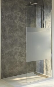 Изображение товара Душевая стенка Jacob Delafon Contra E22WD90-GA, 90 см, свободный вход, хром, прозрачное стекло