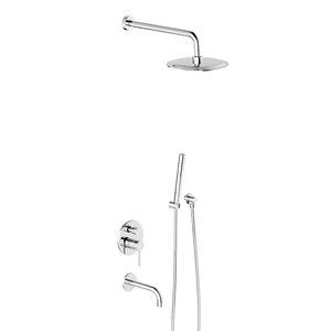 Изображение товара Душевая система Damixa Scandinavian Pure 936510000, цвет хром