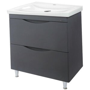 Изображение товара Тумба под раковину Bellezza Санриса 4630109660360, 60 см, напольная, цвет серебро