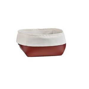 Изображение товара Корзина для хлеба ADJ 0037.30/09 20x20 см кожа бордо/коньяк