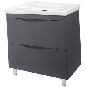 Изображение товара Тумба под раковину Bellezza Санриса 4630113660363, 80 см, напольная, цвет серебро