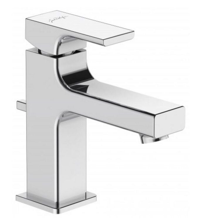 Изображение товара Смеситель для раковины Jacob Delafon Strayt Mini E8776-CP с донным клапаном