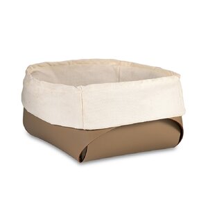 Изображение товара Корзина для хлеба ADJ 0037.04/06, 20 x 20 см, цвет капучино/шоколад