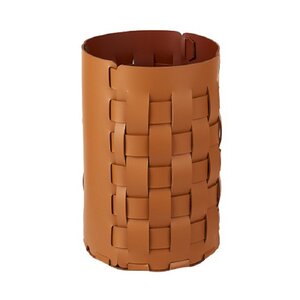 Изображение товара Кожаная корзина для мусора ADJ Bottega 2035.09/30 коньяк/бордо