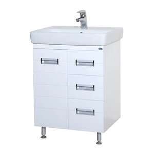 Изображение товара Тумба под раковину Bellezza Сиена 60 см белая напольная