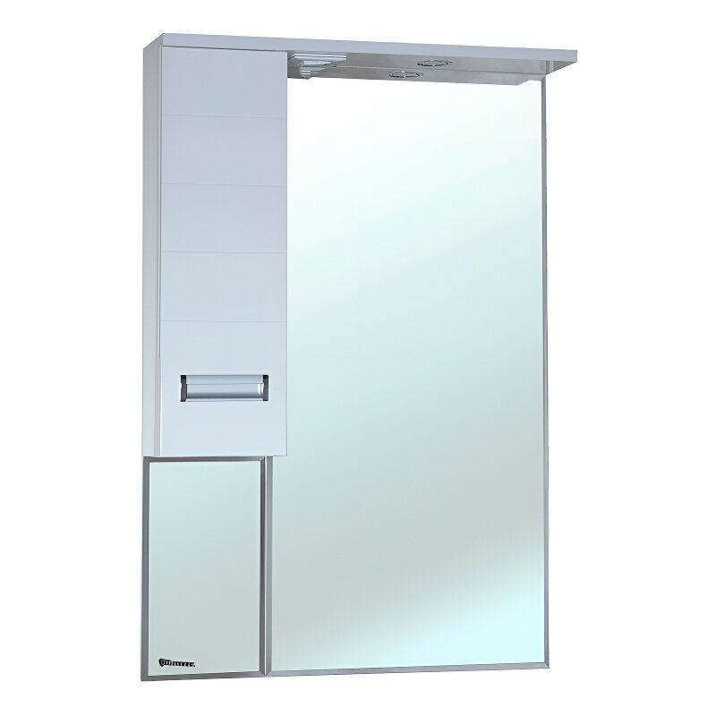 Изображение товара Зеркальный шкаф Bellezza Сиена 4613909002011/4613909001014, 60 см, с подсветкой, цвет белый, левый/правый