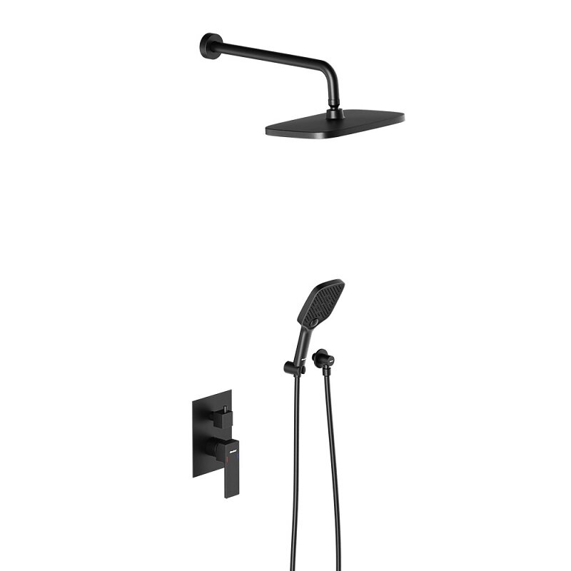 Изображение товара Душевая система Damixa Gala 953520300, цвет черный матовый