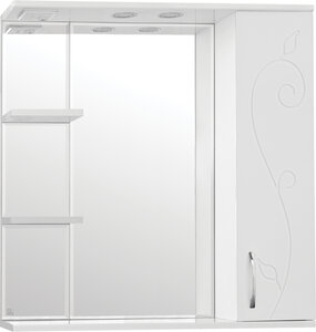 Изображение товара Зеркало-шкаф Style Line Панда 80/С с подсветкой, белое, подвесное