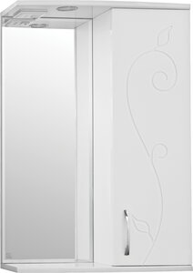 Изображение товара Зеркало-шкаф Style Line Эко Фьюжн Панда 55/С ЛС-00000077, 55 см, правое, подвесное, белое
