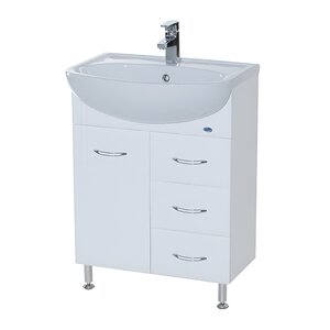 Изображение товара Тумба под раковину Bellezza Уют 4635009140011, 60 см, напольная, цвет белый