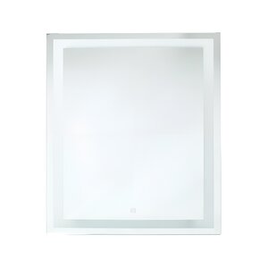 Изображение товара Зеркало Bellezza Фабио 4610615040009, 90 см, LED-подсветка, сенсорный выключатель, цвет белый