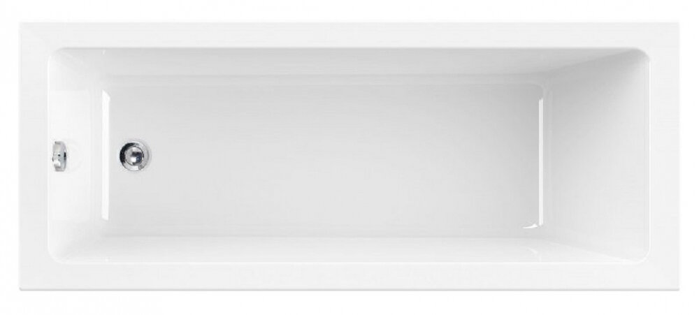 Изображение товара Ванна акриловая встраиваемая Cezares Plane Solo 180x80 см белая