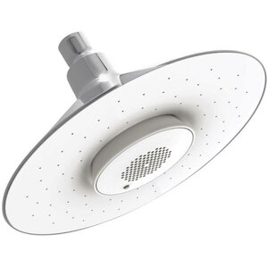 Изображение товара Верхний душ Jacob Delafon Moxie E99105-CP с динамиком, 20х20 см, 1 режим струи, без держателя