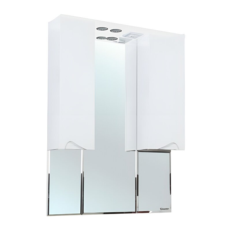 Изображение товара Зеркальный шкаф Bellezza Эйфория 4619117180015, 100 см, с подсветкой, цвет белый