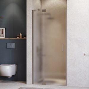 Изображение товара Душевая дверь в нишу RGW Hotel HO-014Gr 350601411-210, 110 см, стекло матовое сатинат, профиль серый