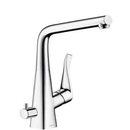 Изображение товара Смеситель для кухонной мойки Hansgrohe Metris, 14888000, хром Изображение товара Смеситель для кухонной мойки Hansgrohe Metris, 14888000, хром