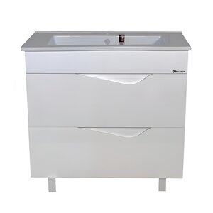 Изображение товара Тумба под раковину Bellezza Эйфория 4639114000017, 85 см, напольная, цвет белый