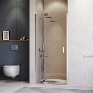 Изображение товара Душевая дверь в нишу RGW Hotel HO-014 350601410-11, 100 см, стекло прозрачное, профиль хром