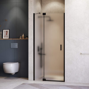 Изображение товара Душевая дверь в нишу RGW Hotel HO-014B 350601410-24, 100 см, стекло матовое сатинат, профиль черный