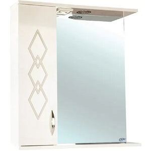 Изображение товара Зеркальный шкаф Bellezza Элеганс 60 см с подсветкой бежевый