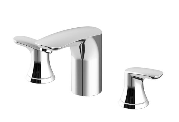 Изображение товара Смеситель для раковины Am.Pm Like F8008000, хром, двухвентильный, монтаж на 3 отверстия, Германия