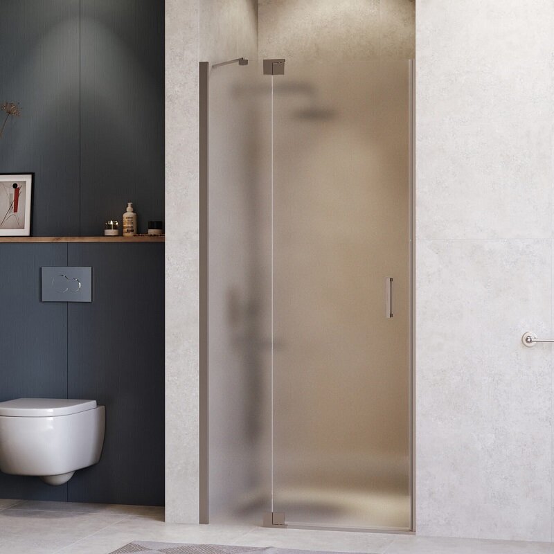 Изображение товара Душевая дверь в нишу RGW Hotel HO-014Gr 140 см стекло прозрачное анодированный алюминий