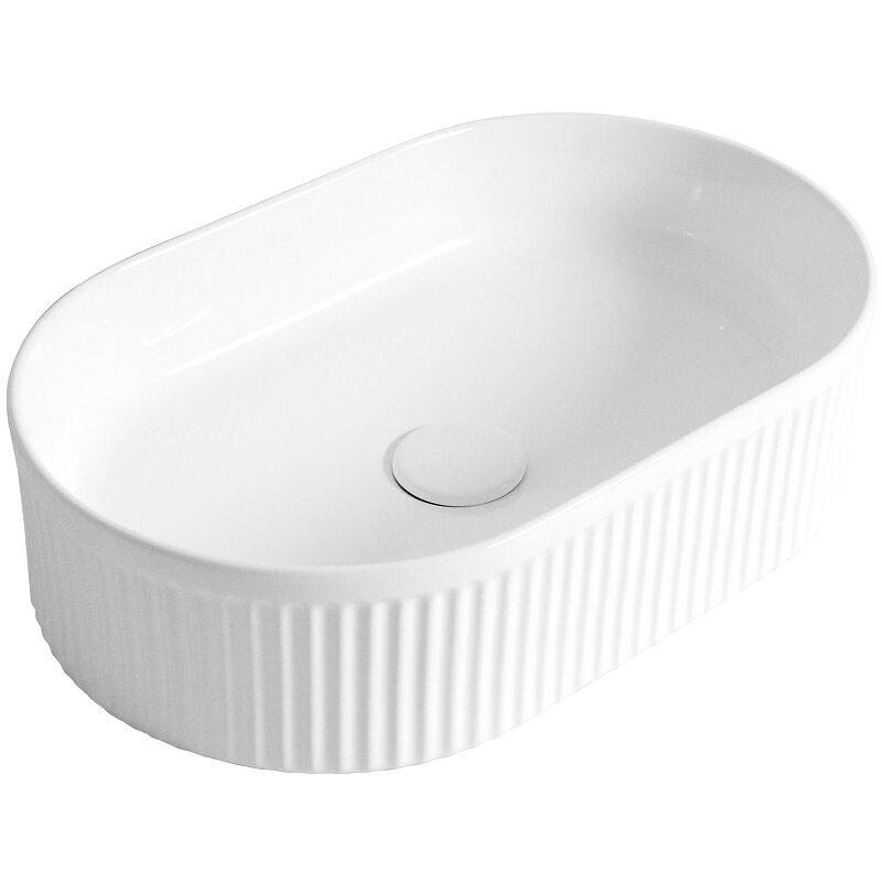 Изображение товара Раковина BelBagno BB1497 49 см овальная белая для ванной комнаты Изображение товара Раковина BelBagno BB1497 49 см овальная белая для ванной комнаты