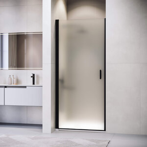 Изображение товара Душевая дверь RGW Leipzig LE-003B 351200309-24, 90 см, стекло матовое сатинат, профиль черный