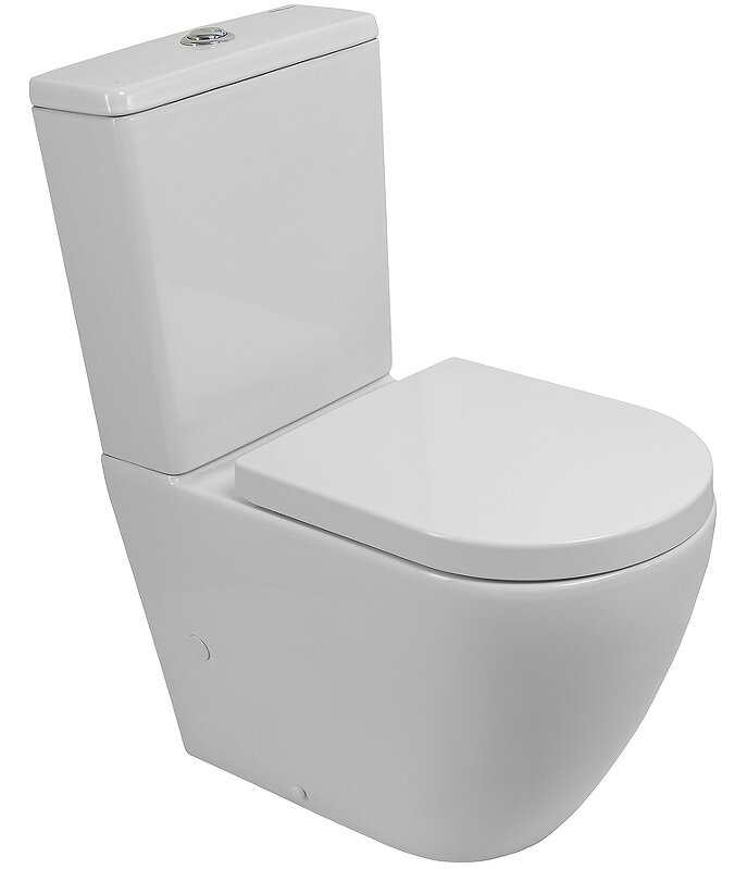 Изображение товара Напольный унитаз-компакт BelBagno Sfera-Tor BB2141CP-TOR с бачком и микролифтом