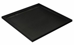 Изображение товара Душевой поддон Cezares TRAY-AS-A-90-30-NERO, 90 х 90 см, квадратный, искусственный камень, черный матовый
