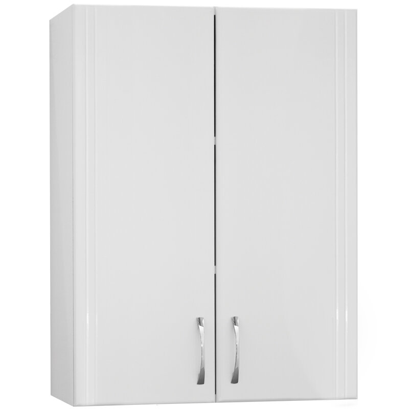 Изображение товара Подвесной шкаф для ванной комнаты 60 см белый глянец Style Line Эко Стандарт Изображение товара Подвесной шкаф для ванной комнаты 60 см белый глянец Style Line Эко Стандарт