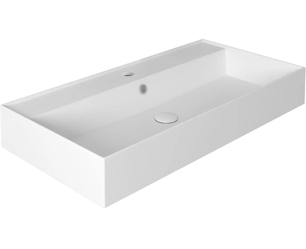 Изображение товара Раковина Simas Agile AG91 bi*1 90 см подвесная с переливом белая