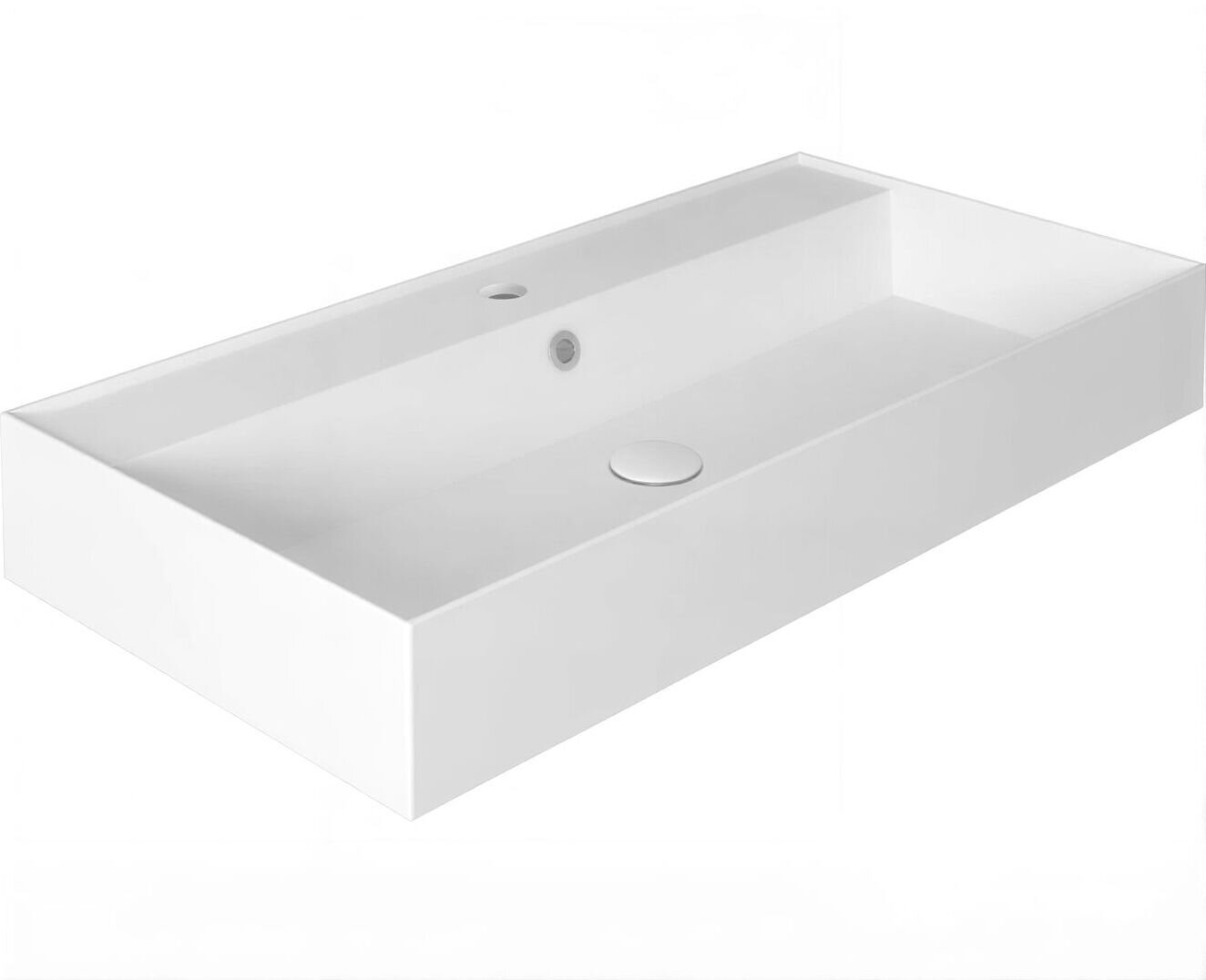 Изображение товара Раковина Simas Agile AG91 bi*1, 90 см, подвесная, 1 отверстие под смеситель, белая Изображение товара Раковина Simas Agile AG91 bi*1, 90 см, подвесная, 1 отверстие под смеситель, белая