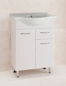 Изображение товара Тумба под раковину Style Line Эко Стандарт №11 ЛС-00002469, 60 см, напольная, белая