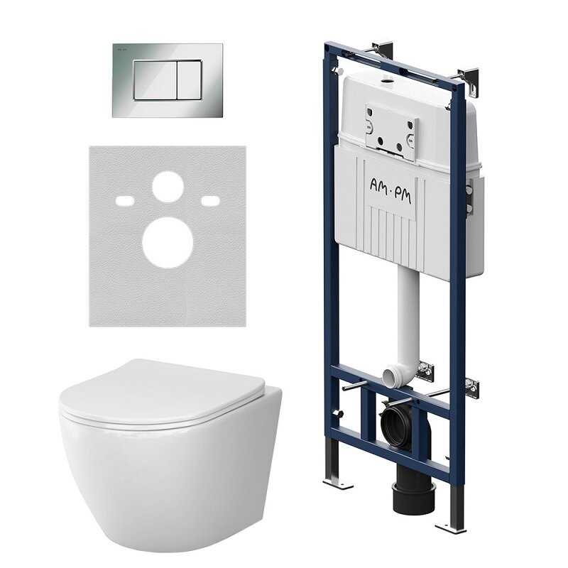 Изображение товара Комплект инсталляции Am.Pm MasterFit с подвесным унитазом Like Aquaspin