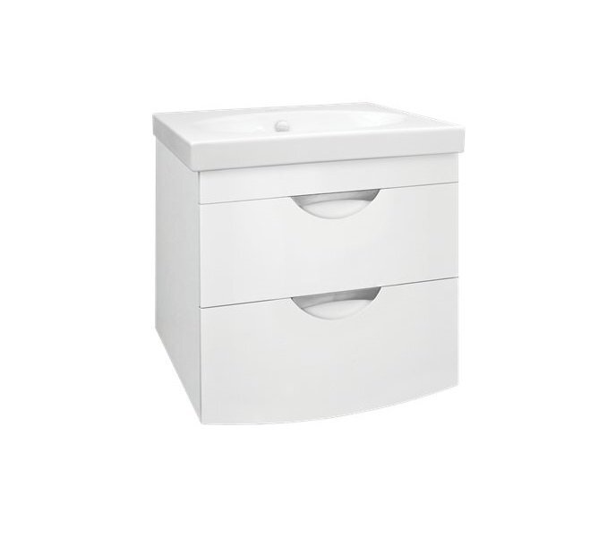 Изображение товара Подвесная тумба под раковину Style Line Жасмин-2 60 см Люкс Plus белая