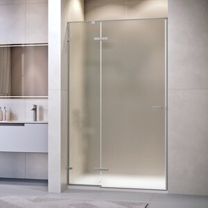 Изображение товара Душевая дверь в нишу RGW Stilvoll SV-004Gr 353200411-210, 110 см, стекло матовое сатинат, профиль серый