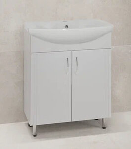 Изображение товара Тумба под раковину Style Line Эко Стандарт №23 70 ЛС-00002468, 70 см, напольная, белая